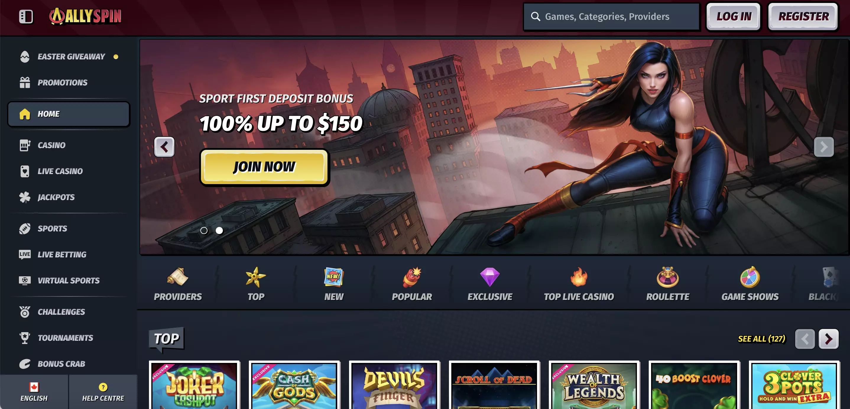 AllySpin Casino